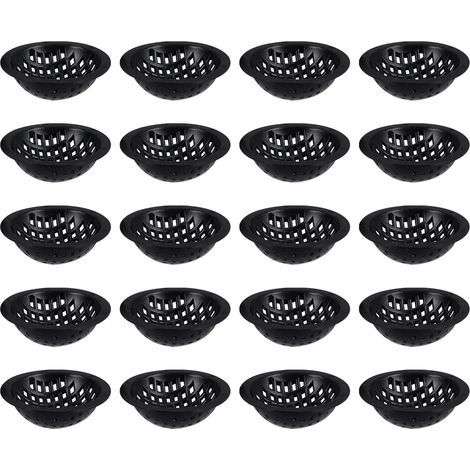 Lot de 20 Coussinets de Drainage Respirants en Maille pour Pots de Fleurs et Bonsaï – Diamètre 5,5 cm – Anti-Fuite, Jardin Extérieur (1/4)