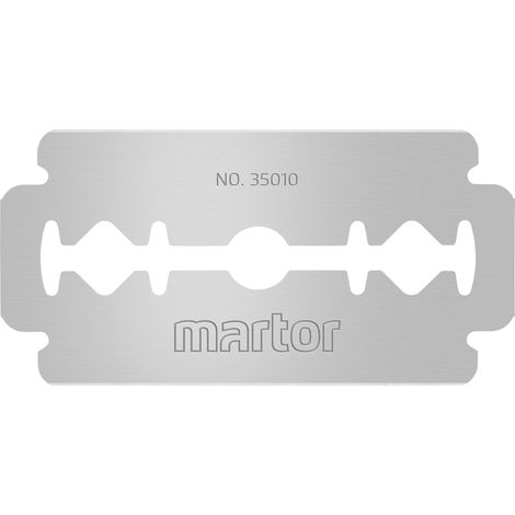 MARTOR 35010.50 INDUSTRIE LAME À MAX FOLEX AVEC TROUS DE GILLETTE DE SÉCURITÉ LONGUEUR 43 MM (10 PIÈCES), LOT DE 10 (1/4)