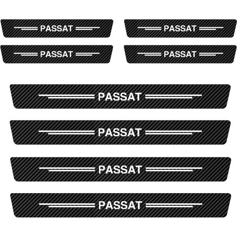 (8 pièces PASSAT) 4 autocollants de seuil de porte pour VW Volkswagen PASSAT B5 B6 B7 B8 Variant 2021 2020 2019 2018 - Accessoires de tuning (1/3)