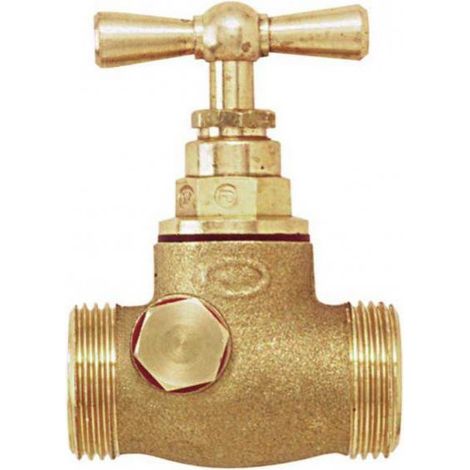 Robinet d'arrêt mâle à purge (m20x27) - Filetage : M20x27