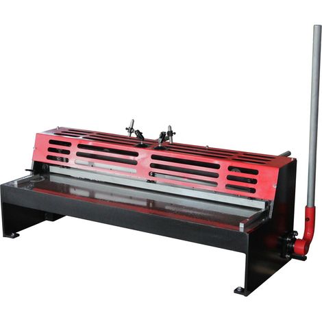 Cisaille à tôles d'établi manuelle professionnelle 650 mm - capacité 1,5 mm - kit de double laser pour une coupe précise Torros CTE650PRO