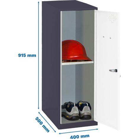Simonrack Mini Metallschrank Anthrazit 91,5x50x40 cm
