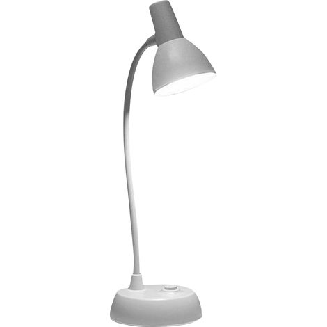 Ortviai Lampe de bureau LED anti-lumière bleue pliable pour lecture et étude, batterie intégrée, blanc (1/5)