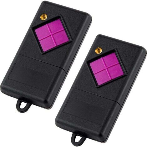 2-piece Garage Door Remote Control for Dickert MAHS433-01, MAHS433-04, S10-433A1L00, S5-433A2L00, Compatible with Dickert 433.92MHz Dip-Switch Garage Remote (1/4)