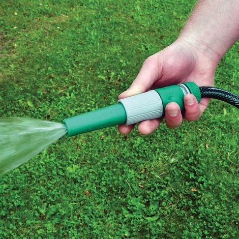 4pcs Water Spray Nozzle Starter Set Garden Hose Connector Set - Spray Nozzle, Female Water Stop, Female Fitting, Half in SZRH