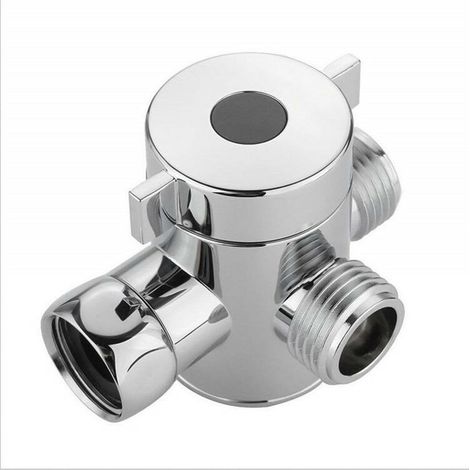 pièce détachée pour système de douche : inverseur à trois voies, bras de douche, adaptateur de douche. (1/5)
