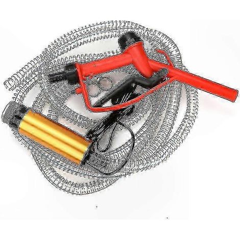 Pompe électrique submersible 12 V/24 V/220 V, pompe de transfert de carburant diesel 51 mm, tuyau de 4 m, pistolet de ravitaillement en acier inoxydable - Haute qualité (1/5)