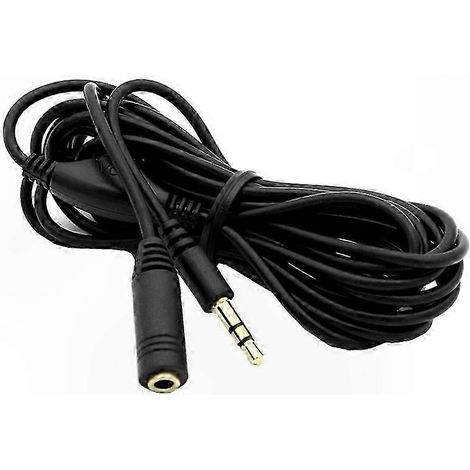 3,5-mm-Klinkenstecker auf Klinkenbuchse – Mikrofon-Adapterkabel, Audio-Verlängerung für Tablet-PCs, Heimkinoanlagen und Multimedia-Geräte, 3,5-mm-Stereo-Klinkenbuchse (1/4)