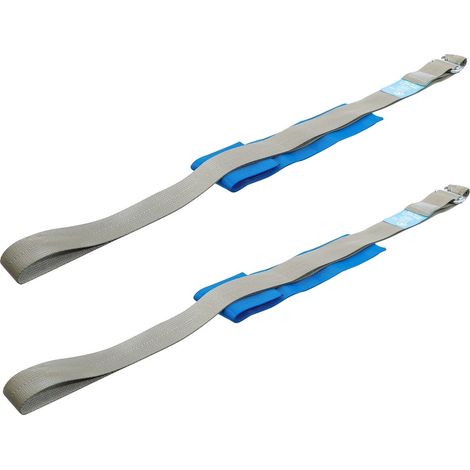 Lot de 2 sangles polyester leve porte meubles demenagement reglable bgs 100kgs (1/4)