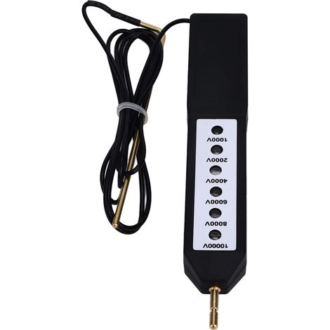 Ej.Life Testeur de Clôture électrique, Compteur de Tension étanche 10KV, Outil Portable avec 6 Pièces de Lumière pour Ferme A (1/5)