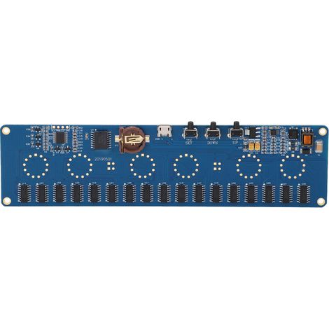 Panneau de commande pour horloge à tubes Nixie, précision élevée, 7 couleurs lumineuses, carte de pilotage pour montage DIY (1/5)