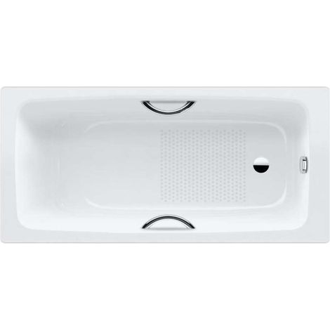 Kaldewei Advantage - Bañera rectangular Cayono Star 754, 160x70 cm, con orificios para asas, antideslizante, blanca 275430000001 (1/2)