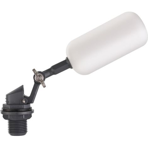 Vanne à flotteur automatique pour remplissage d'abreuvoir, 5 pièces, blanc, pour réservoir d'alimentation en eau, aquariums et aquaculture (1/5)