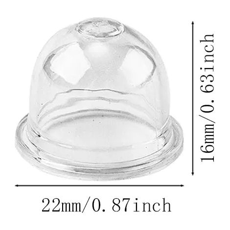 (22 mm, 10 pièces) Bouchon de pompe d'amorçage de carburateur pour tronçonneuse, débroussailleuse, souffleur, souffleur, pièces de rechange pour moteur (1/4)