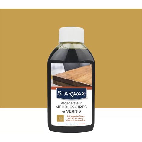 Régénérateur Meubles Cirés et Vernis STARWAX Bois Clair 0,25 L (1/2)