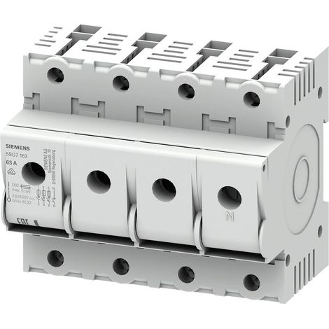 Siemens 5SG7163 Interrupteur-sectionneur Taille du fusible = D02 63 A 400 V 1 pc(s) D326461