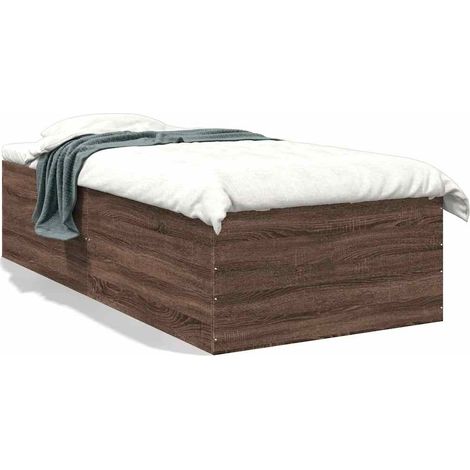 Maison Exclusive - Giroletto Rovere Marrone 90x200 cm in Legno Multistrato (1/5)