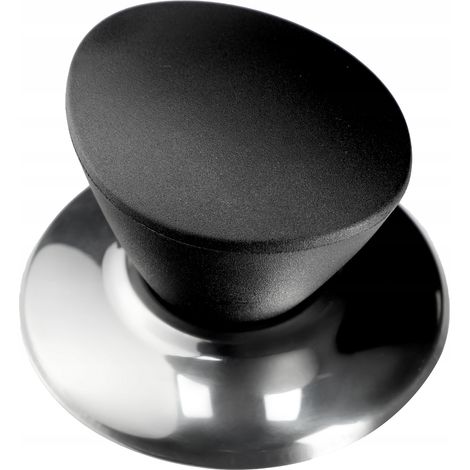 Boutons de poignée de couvercle pour couvercles de casseroles, poêle à frire, noir (1/5)
