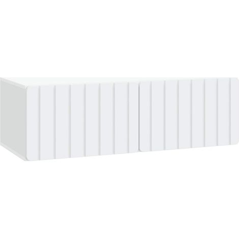 Maison Exclusive - Mobile Porta TV da Muro 98 x 41 x 30 cm Bianco (1/5)