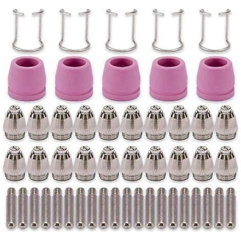 Kit de consommables pour découpeur plasma Ag60 SG-55 WSD-60 : buses et embouts de torche. Accessoires pour découpeur plasma