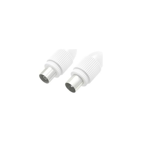 Hama Koaxial-Steckverbinder Stecker/Buchse - einfache Installation, perfekter Austausch