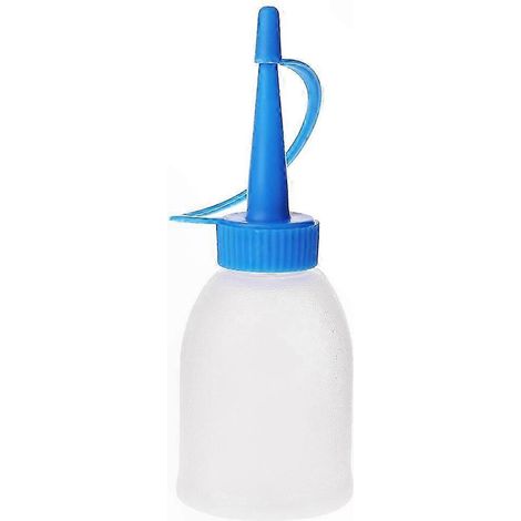 Flacon souple 30ml en plastique avec bec verseur pour colle industrielle, gel, huile, ketchup, distributeur jet précis, idéal atelier et cuisine, doseur pratique. (1/5)