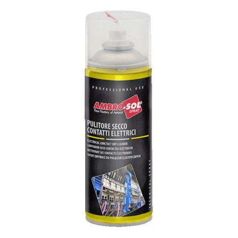 Bomboletta ambro-sol m200 pulitore secco spray per contatti elettrici 400ml (1/10)