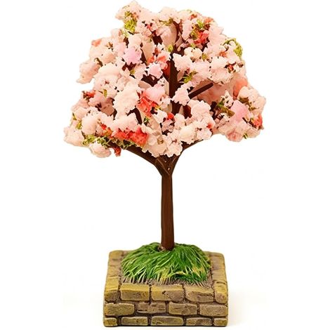 Handmade Artificial Cherry Tree Model, Miniature Rose 4 (1/5)