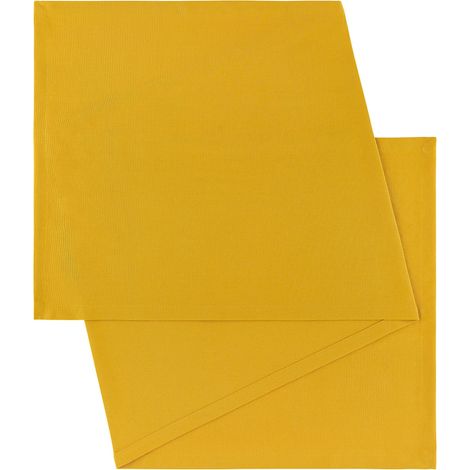 Mömax Tischläufer Steffi Uni Gelb ca. 45x150cm