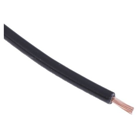 Hook Up Wire RS PRO, 1 mm², Noir, 18 AWG, 100m ( Prix pour Bobine de 100 Mètres )