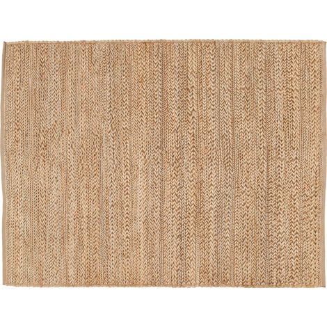 Tapis en jute et coton Pippa naturel 200 x 290 cm (1/4)