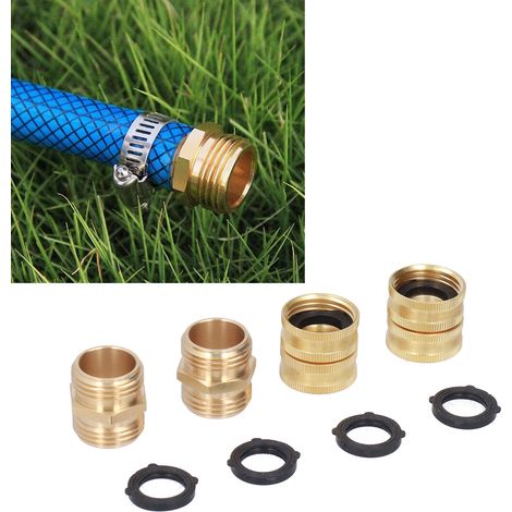Raccord de tuyau d'eau à double filetage standard américain G3/4"-14, adaptateur de tuyau (1/5)