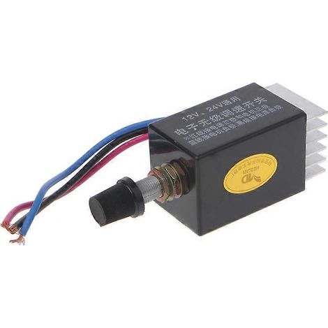 Interrupteur de variateur de vitesse pour moteur, commande de chauffage de ventilateur de camion, dégivreur pour 12 V CC et 24 V CC (1/4)