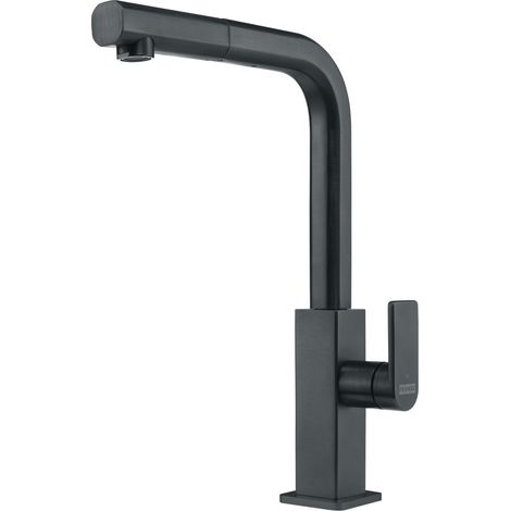 Mitigeur Franke Mythos Inox Noir à douchette monojet - Inox Noir coloris Inox Noir (1/5)