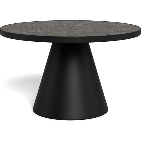 Mesa de centro Norsica 358 , 40x0x0cm, Diámetro: 65.7, Vidrio, Cerámica, Redonda (1/5)