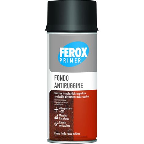 FEROX PRIMER ANTIRUGGINE ML.400 ROSSO -2100 (1/2)