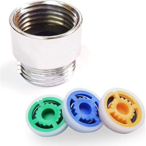3 Inserts Limiteur De Débit, Laiton Chromé, Filetage 1/2 Pouce, Économie D'eau 4L 7L 9L/Min, Pour Tuyau De Douche (1/4)