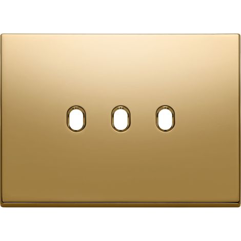 VIMAR - 22673.3.82 Placca 3Mx3 Vintage oro