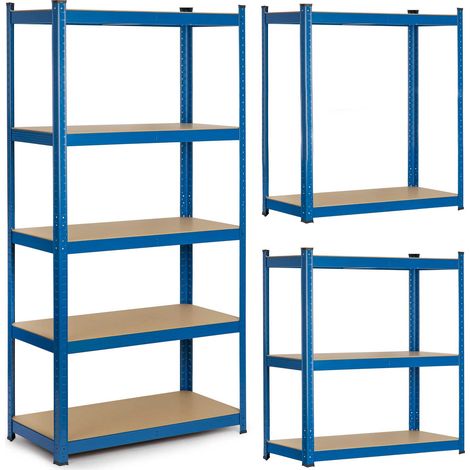 Estantería de almacén metálica 180 x 90 x 30 cm Humberg 4845 (1/5)