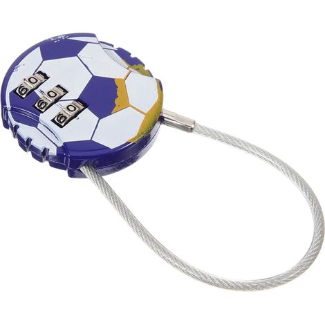 à combinaison motif football verrou de sécurité pour armoire