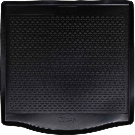 Trunk Mat Black suitable for DACIA LOGAN 2012-2020 Rubber vidaXL