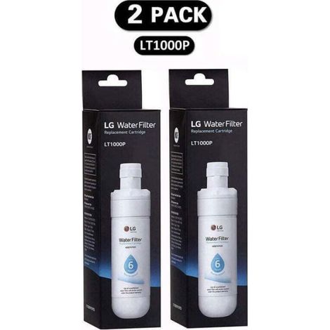 Kühlschrank-Wasserfilter, Zubehörfilter für LG LT-1000p, 2er-Pack (1/3)