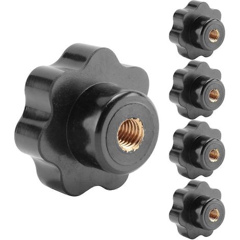Poignées filetées intérieurement de 5/8", tête de 40 mm (1/5)