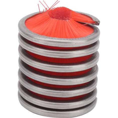CAMNAL Brosse de nettoyage pour corde extérieure en nylon - Outil de lavage pour corde d'escalade - Rouge (1/5)