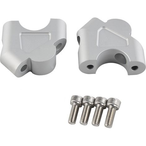 Support de guidon pour BMW R1200GS LC R1200GS Adventure R 1200GS Rallye R 1200 GS R1250GS 1G13 K50 - argent (1/5)
