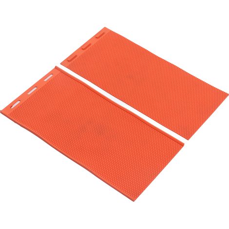 zusammenklappbare orange Silikonformen für italienische Bienenwaffeln 5,4 mm, DIY-Waffelpresse, zusammenklappbare Imkereiausrüstung (2er-Set) (1/5)