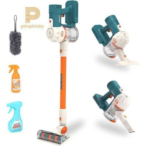 Balai Jouet Aspirateur pour enfant,Jouets propres Aide à domicile,Jouets de nettoyage pour enfants (1/4)