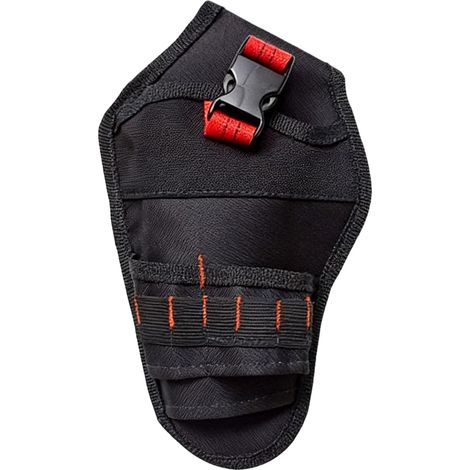 Sacoche à outils légère avec de multiples poches pour perceuses et outils, fabriquée en tissu Oxford renforcé et dotée d'une bandoulière confortable et résistante à l'usure. (1/5)