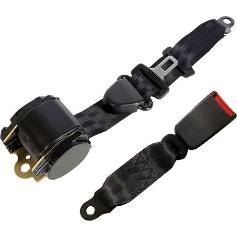 Dolaso – Ceinture de sécurité réglable 3 points pour voiture – Sangles en polyester – Installation facile – Compatible avec divers modèles de véhicules