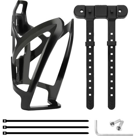 Porte-Bidon Vélo Silicone, sans Perçage Universel pour VTT Vélo de Route, Léger 48g pour Cadre 22-55mm (1/5)